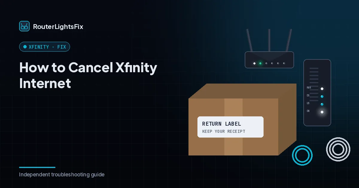 Returning an Xfinity gateway to a store